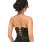 Lavish Black Sheer Lace Underwire Open Cup Underbust Corset - Daisy Corsets