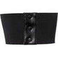 Lavish Black w/Black Lace Overlay Corset Belt Cincher - Daisy Corsets