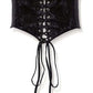 Lavish Black w/Black Lace Overlay Corset Belt Cincher - Daisy Corsets