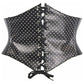 Lavish Black & White Polka Dot Lace - Up Corset Belt Cincher - Daisy Corsets
