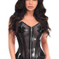 Lavish Clear Black Overbust Corset - Daisy Corsets
