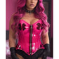 Lavish Clear Pink Overbust Corset - Daisy Corsets