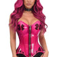 Lavish Clear Pink Overbust Corset - Daisy Corsets