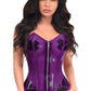 Lavish Clear Purple Overbust Corset - Daisy Corsets