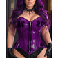 Lavish Clear Purple Overbust Corset - Daisy Corsets