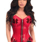 Lavish Clear Red Overbust Corset - Daisy Corsets