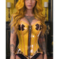 Lavish Clear Yellow Overbust Corset - Daisy Corsets
