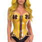 Lavish Clear Yellow Overbust Corset - Daisy Corsets