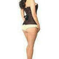 Lavish Dark Brown Lace Overbust Corset w/Zipper - Daisy Corsets