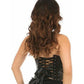 Lavish Faux Leather Underwire Bustier - Daisy Corsets