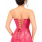 Lavish Fuchsia Sheer Lace Corset Dress - Daisy Corsets