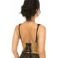 Lavish Gold Brocade Open Cup Waist Cincher - Daisy Corsets