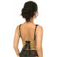 Lavish Gold Brocade Open Cup Waist Cincher - Daisy Corsets