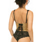 Lavish Gold Brocade Open Cup Waist Cincher - Daisy Corsets