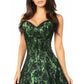 Lavish Green Lace Corset Dress - Daisy Corsets