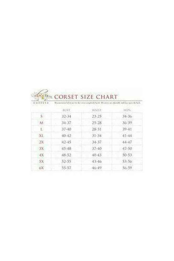 Lavish Green w/Black Lace Overlay Corset Belt Cincher - Daisy Corsets