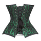 Lavish Green/Black Lace Overbust Corset Sweetheart Neckline Busk Closure - Daisy Corsets