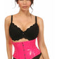 Lavish Hot Pink Patent Mini Cincher - Daisy Corsets