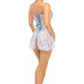 Lavish Lt Blue Sheer Lace Corset Dress - Daisy Corsets