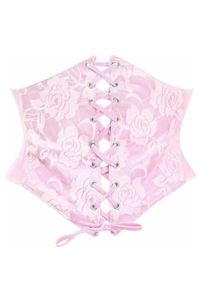 Lavish Lt Pink Lace Corset Belt Cincher - Daisy Corsets Hip Crypt