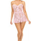Lavish Lt Pink Sheer Lace Corset Dress - Daisy Corsets