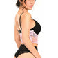 Lavish Lt Pink Sheer Lace Underwire Waist Cincher Corset - Daisy Corsets
