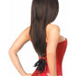Lavish Red Brocade Corset - Daisy Corsets
