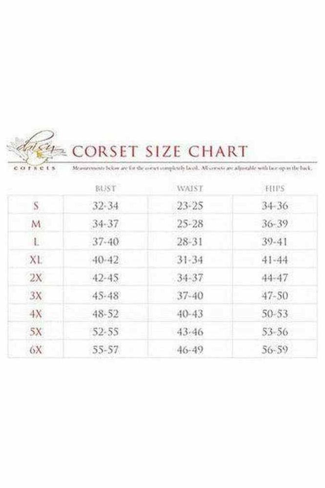 Lavish Red Patent Overbust Corset - Daisy Corsets