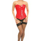 Lavish Red Patent Overbust Corset - Daisy Corsets