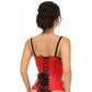 Lavish Red Patent Underbust Corset - Daisy Corsets
