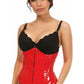 Lavish Red Patent Underbust Corset - Daisy Corsets