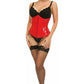 Lavish Red Patent Underbust Corset - Daisy Corsets