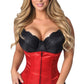 Lavish Red Underbust Zipper Corset - Daisy Corsets