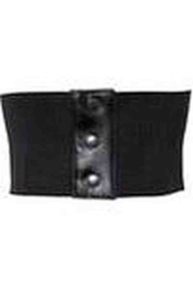 Lavish Red w/Black Lace Overlay Corset Belt Cincher