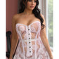 Lavish White Sheer Lace Corset Dress - Daisy Corsets