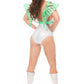 Mint Green Holo Large Butterfly Wing Body Harness - Daisy Corsets