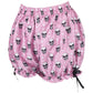 Pink Skulls Crepe Bloomers - Daisy Corsets