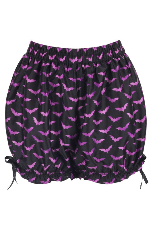 Purple Bats Crepe Bloomers - Daisy Corsets