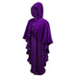 Purple Velvet Hooded Ruffle Cape - Daisy Corsets