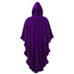 Purple Velvet Hooded Ruffle Cape - Daisy Corsets