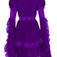 Purple Velvet & Lace Ruffled Jacket - Daisy Corsets