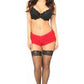 Red Lace Ruffle Panty - Daisy Corsets