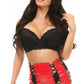 Red Patent Lace - Up Skirt - Daisy Corsets