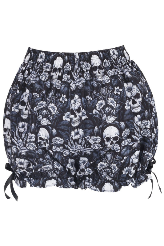 Skulls & Roses Print Bloomers - Daisy Corsets