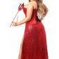Top Drawer 4 PC Premium Devil Corset Costume - Daisy Corsets