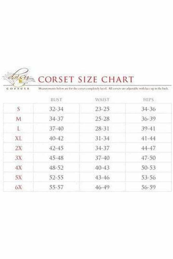 Top Drawer 4 PC Sequin Dark Angel Corset Costume - Daisy Corsets