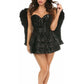 Top Drawer 4 PC Sequin Dark Angel Corset Costume - Daisy Corsets