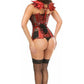 Top Drawer 4 PC Sexy Devil Corset Costume - Daisy Corsets
