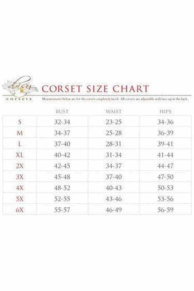 Top Drawer 4 PC Sexy Devil Corset Costume - Daisy Corsets