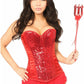 Top Drawer 4 PC Sexy Devil Corset Costume - Daisy Corsets